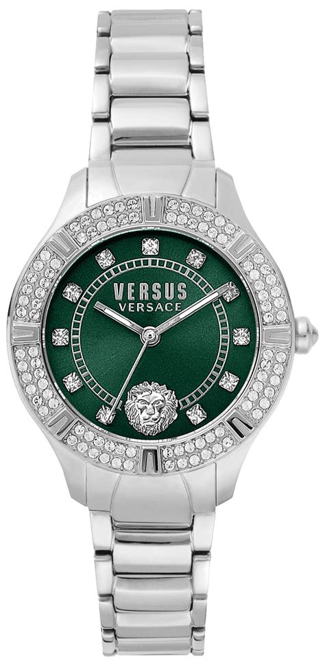 Versus Versace Quarzuhr VSP263621, Das grüne Zifferblatt